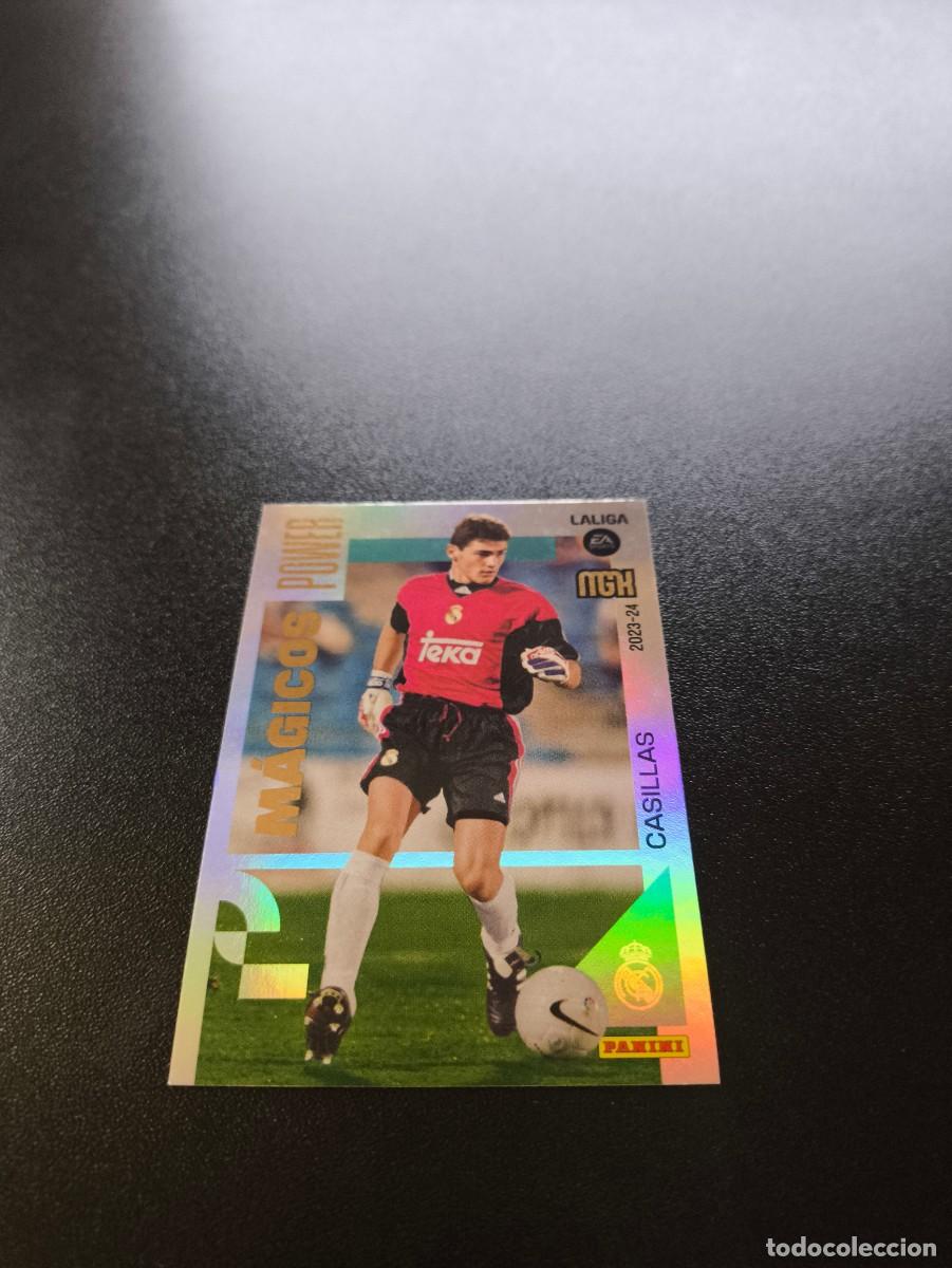 Cromos de f&uacute;tbol: 434 Casillas REAL MADRID MAGICOS POWER PANINI LIGA MEGACRACKS MGK 2023 2024 23 24 NO ESTE