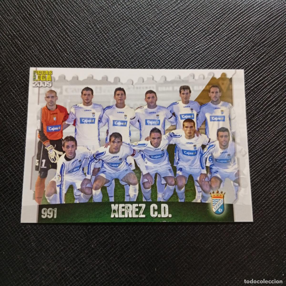 Cromos de f&uacute;tbol: 991 ALINEACION XEREZ MUNDICROMO QUIZ GAME 2008 2009 FUTBOL 08 09 - A212 PG48