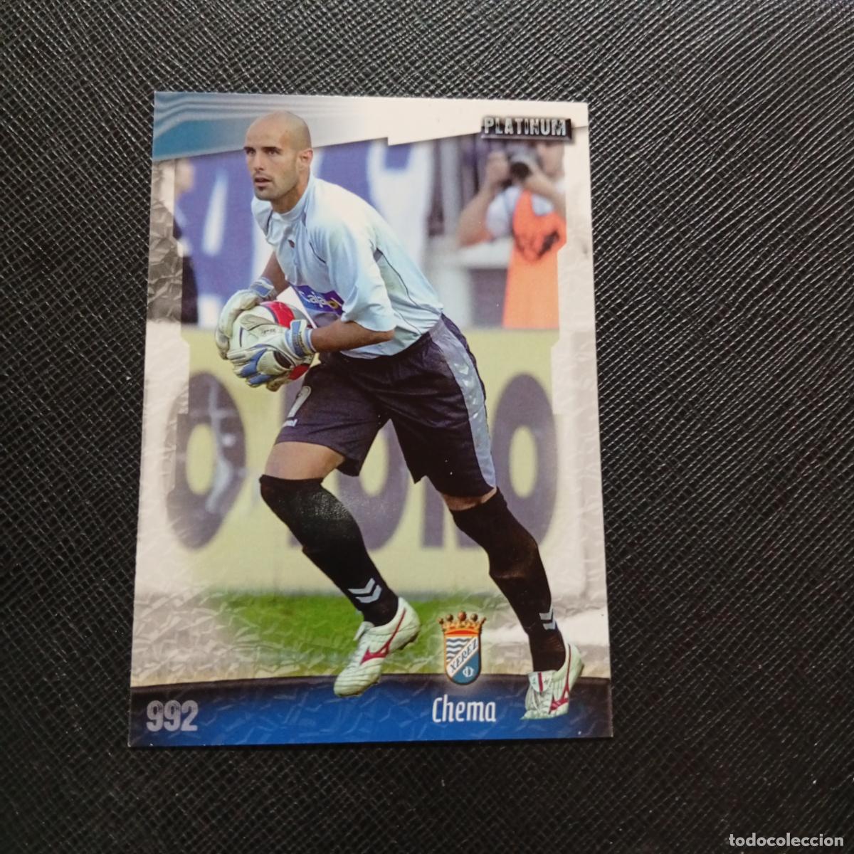 Cromos de f&uacute;tbol: 992 CHEMA XEREZ MUNDICROMO QUIZ GAME 2008 2009 FUTBOL 08 09 - A212 PG48