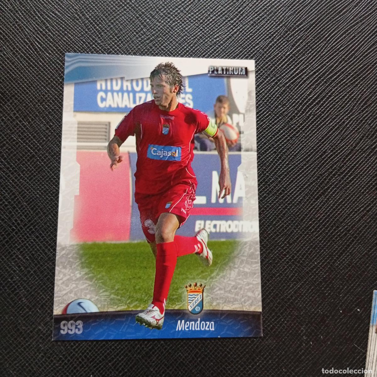 Cromos de f&uacute;tbol: 993 MENDOZA XEREZ MUNDICROMO QUIZ GAME 2008 2009 FUTBOL 08 09 - A212 PG48