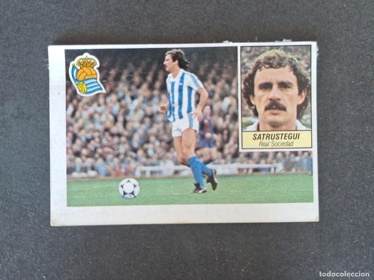 Cromos de f&uacute;tbol: L5 SATRUSTEGUI REAL SOCIEDAD LIGA ESTE 1984 1985 84 85 DESPEGADO RECUPERADO