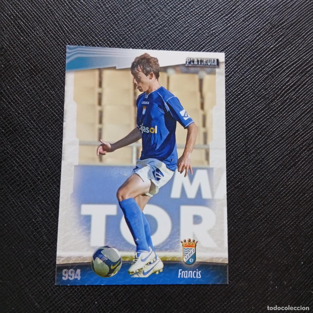 Cromos de f&uacute;tbol: 994 FRANCIS XEREZ MUNDICROMO QUIZ GAME 2008 2009 FUTBOL 08 09 - A212 PG48