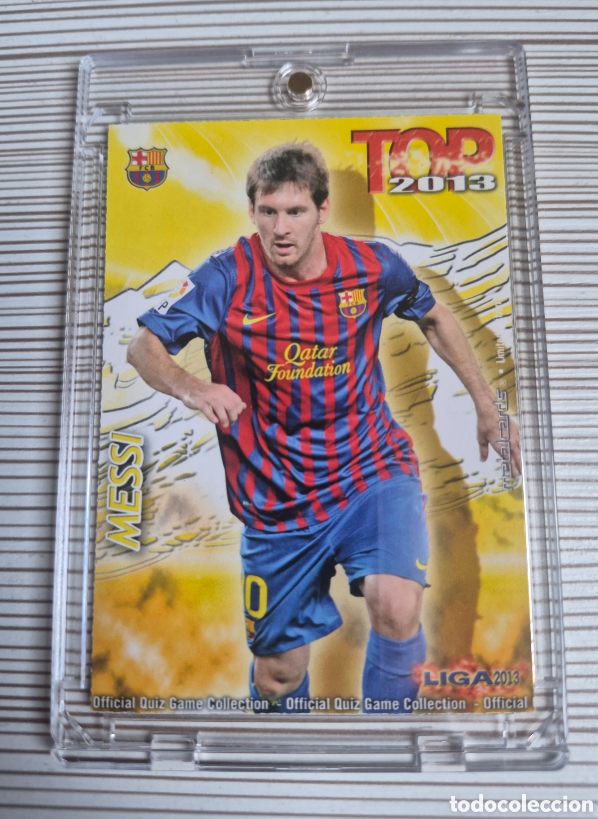 Cromos de f&uacute;tbol: MESSI TOP MATE MUNDICROMO 2012 2013 IMPOLUTO!!