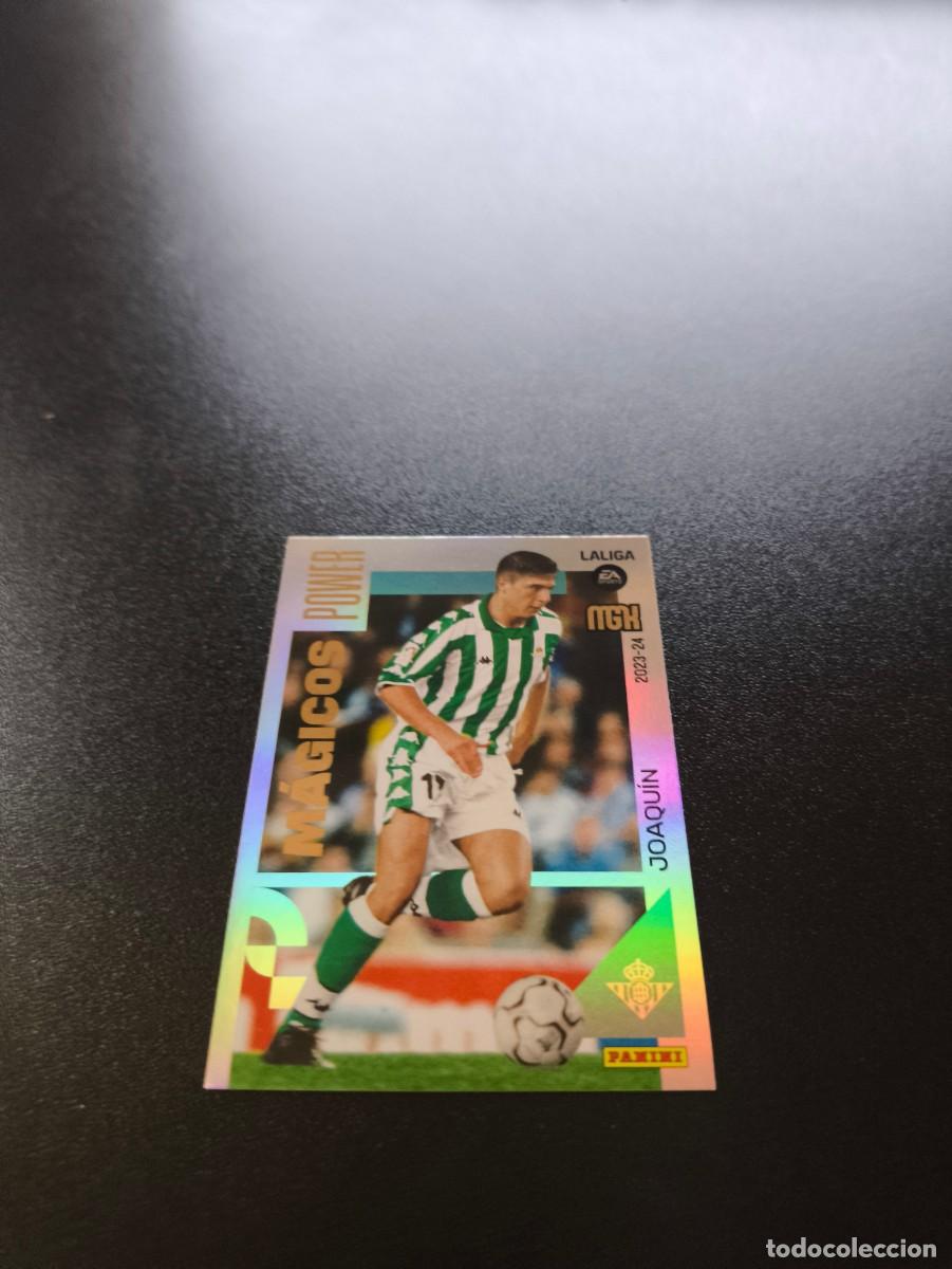 Cromos de f&uacute;tbol: 437 Joaqu&iacute;n REAL BETIS MAGICOS POWER PANINI LIGA MEGACRACKS MGK 2023 2024 23 24 NO ESTE