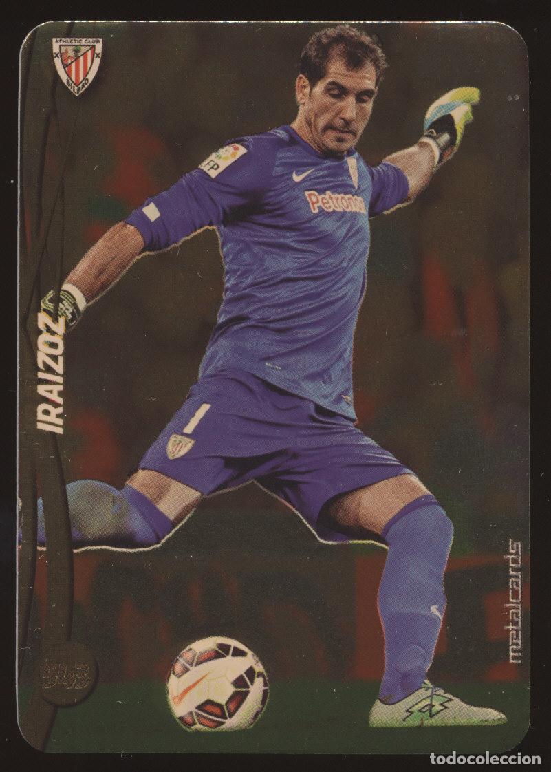 Cromos de f&uacute;tbol: #543. GORKA IRAIZOZ (Top Brillo Dorado) - Athletic Bilbao 2014/2015 - Mundicromo Card/Cromo 14/15