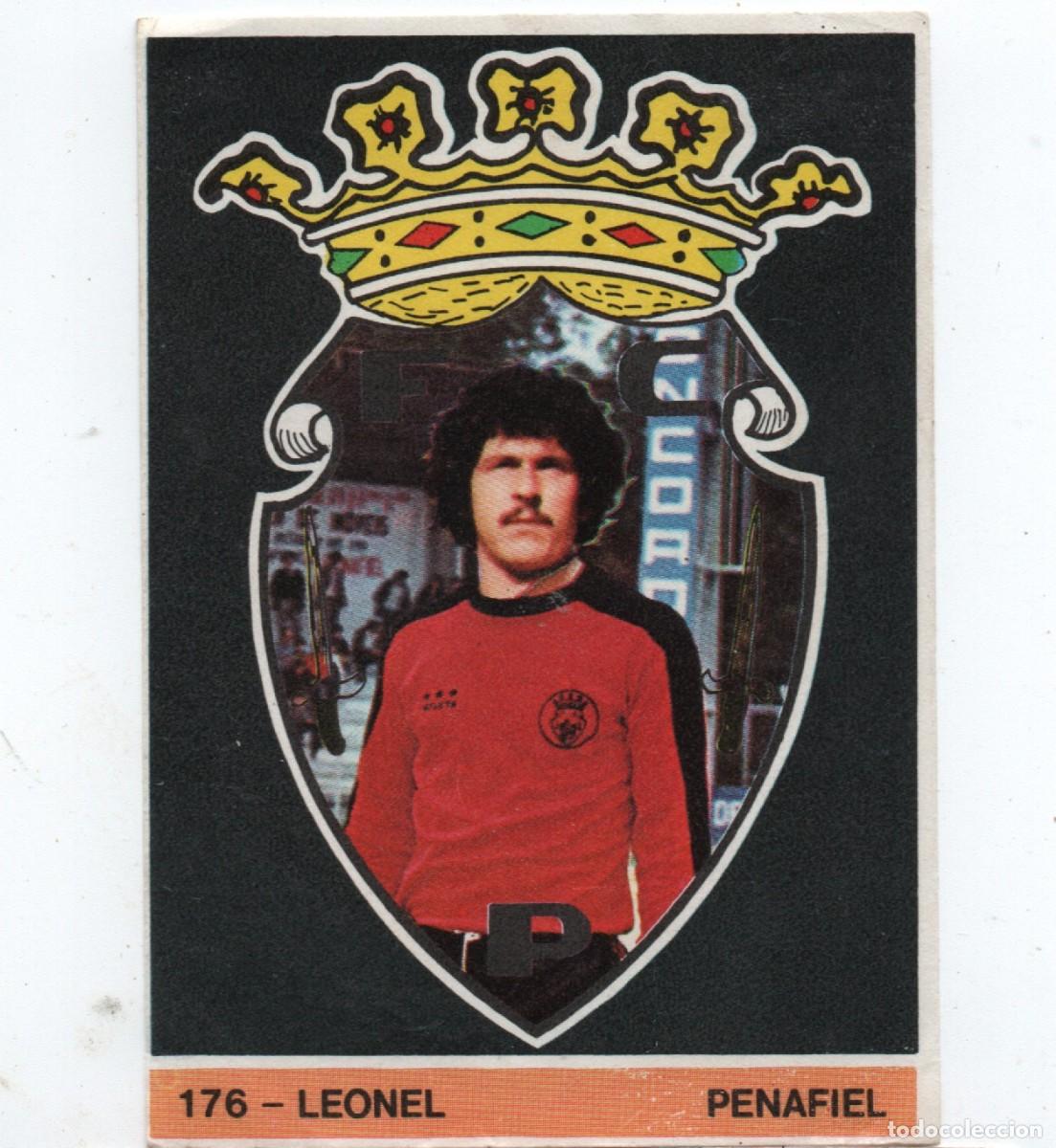 Cromos de f&uacute;tbol: PORTUGAL CROMO ANTIGO #176 LEONEL - PENAFIEL, COLADO