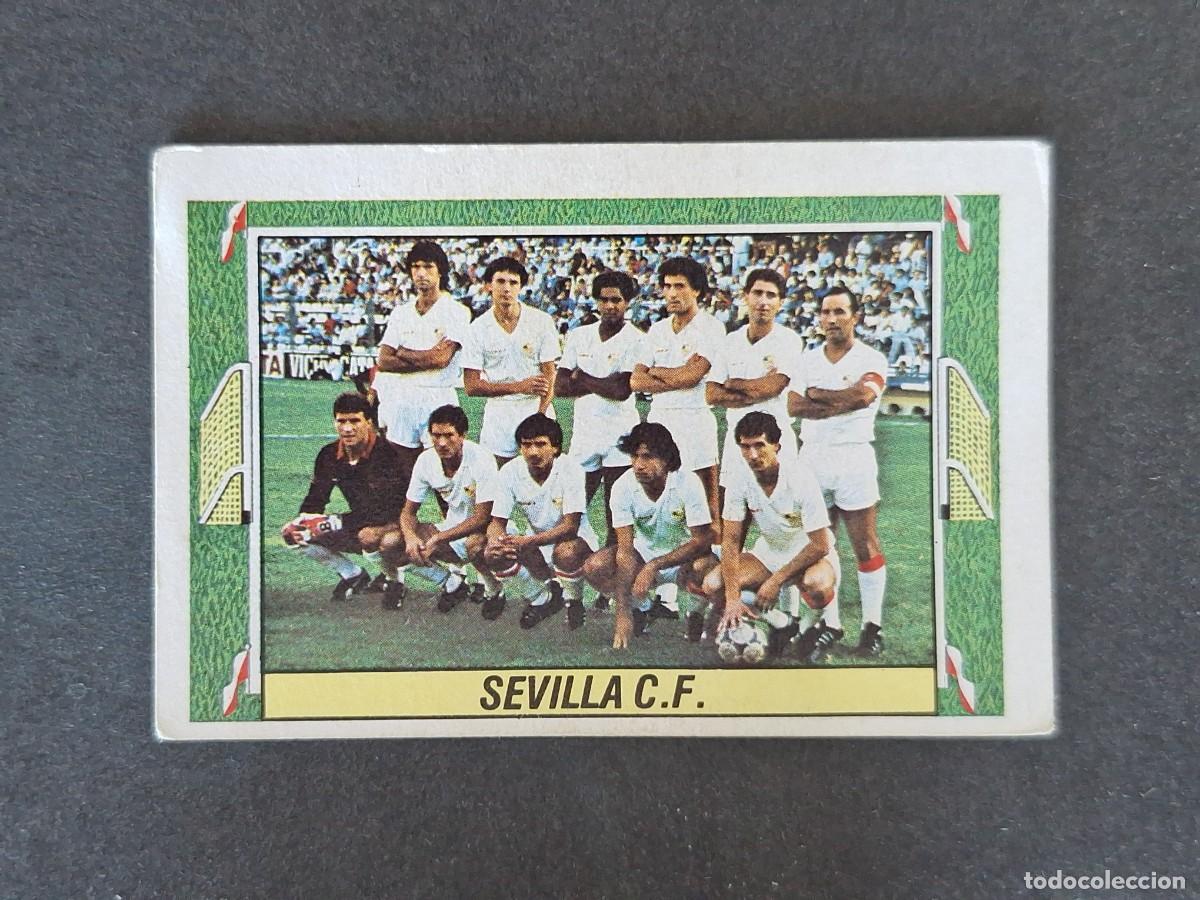 Cromos de f&uacute;tbol: L5 EQUIPO SEVILLA C. F. LIGA ESTE 1984 1985 84 85 DESPEGADO RECUPERADO