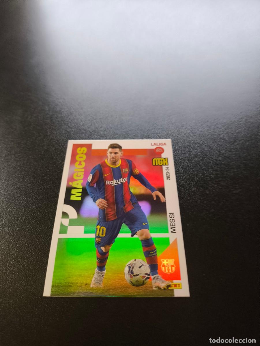 Cromos de f&uacute;tbol: 439 Messi BARCELONA MAGICOS PANINI LIGA MEGACRACKS MGK 2023 2024 23 24 NO ESTE