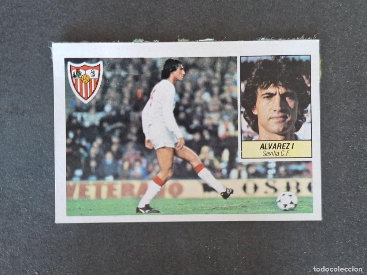 Cromos de f&uacute;tbol: L5 ALVAREZ I SEVILLA C. F. LIGA ESTE 1984 1985 84 85 DESPEGADO RECUPERADO