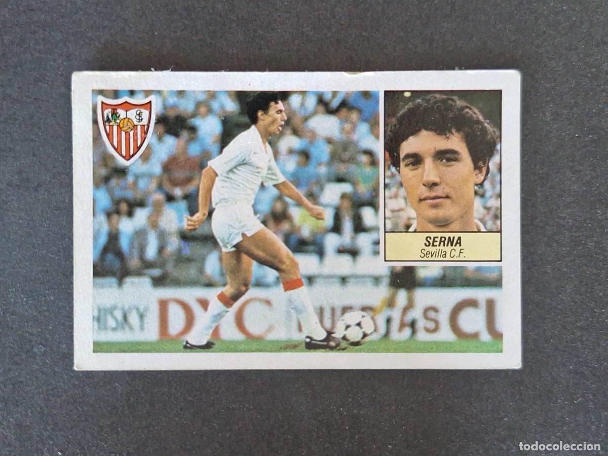 Cromos de f&uacute;tbol: L5 SERNA SEVILLA C. F. LIGA ESTE 1984 1985 84 85 DESPEGADO RECUPERADO