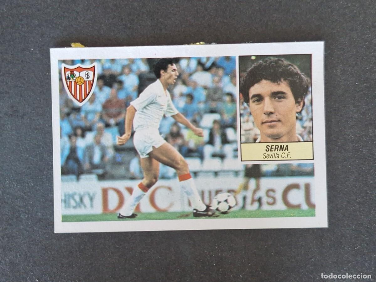 Cromos de f&uacute;tbol: L5 SERNA SEVILLA C. F. LIGA ESTE 1984 1985 84 85 DESPEGADO RECUPERADO