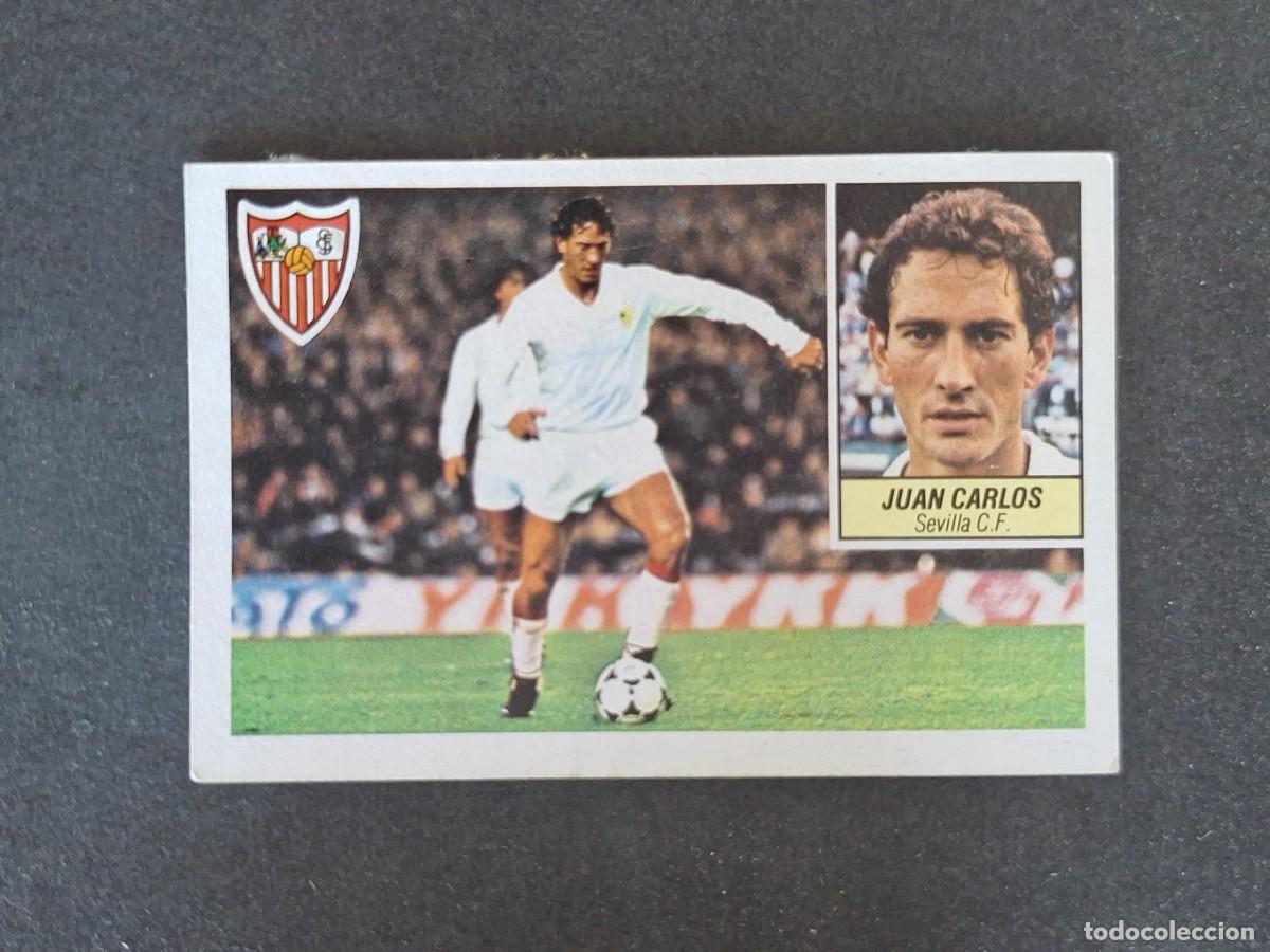 Cromos de f&uacute;tbol: L5 JUAN CARLOS SEVILLA C. F. LIGA ESTE 1984 1985 84 85 DESPEGADO RECUPERADO