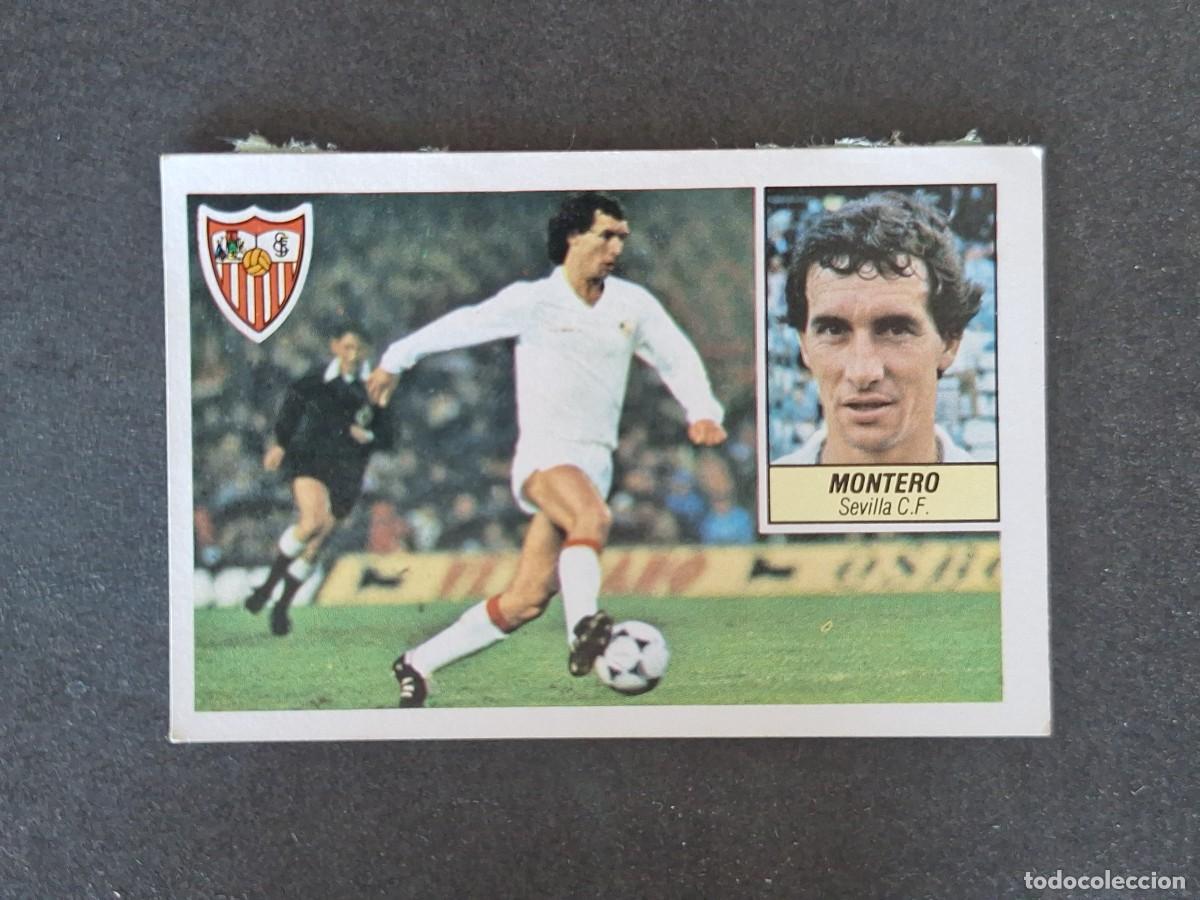 Cromos de f&uacute;tbol: L5 MONTERO SEVILLA C. F. LIGA ESTE 1984 1985 84 85 DESPEGADO RECUPERADO