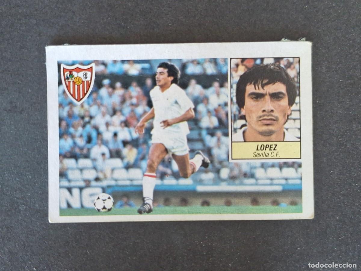 Cromos de f&uacute;tbol: L5 LOPEZ SEVILLA C. F. LIGA ESTE 1984 1985 84 85 DESPEGADO RECUPERADO