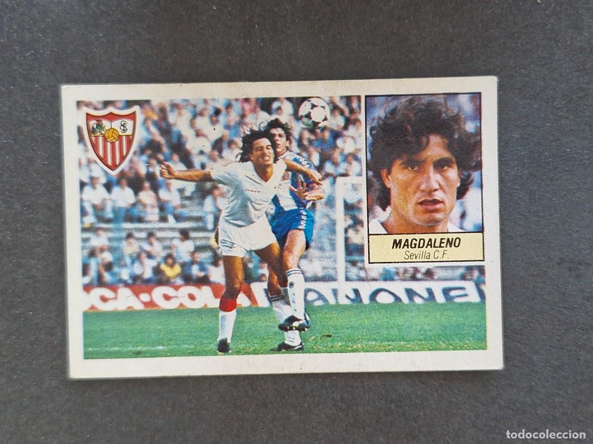 Cromos de f&uacute;tbol: L5 MAGDALENO SEVILLA C. F. LIGA ESTE 1984 1985 84 85 DESPEGADO RECUPERADO