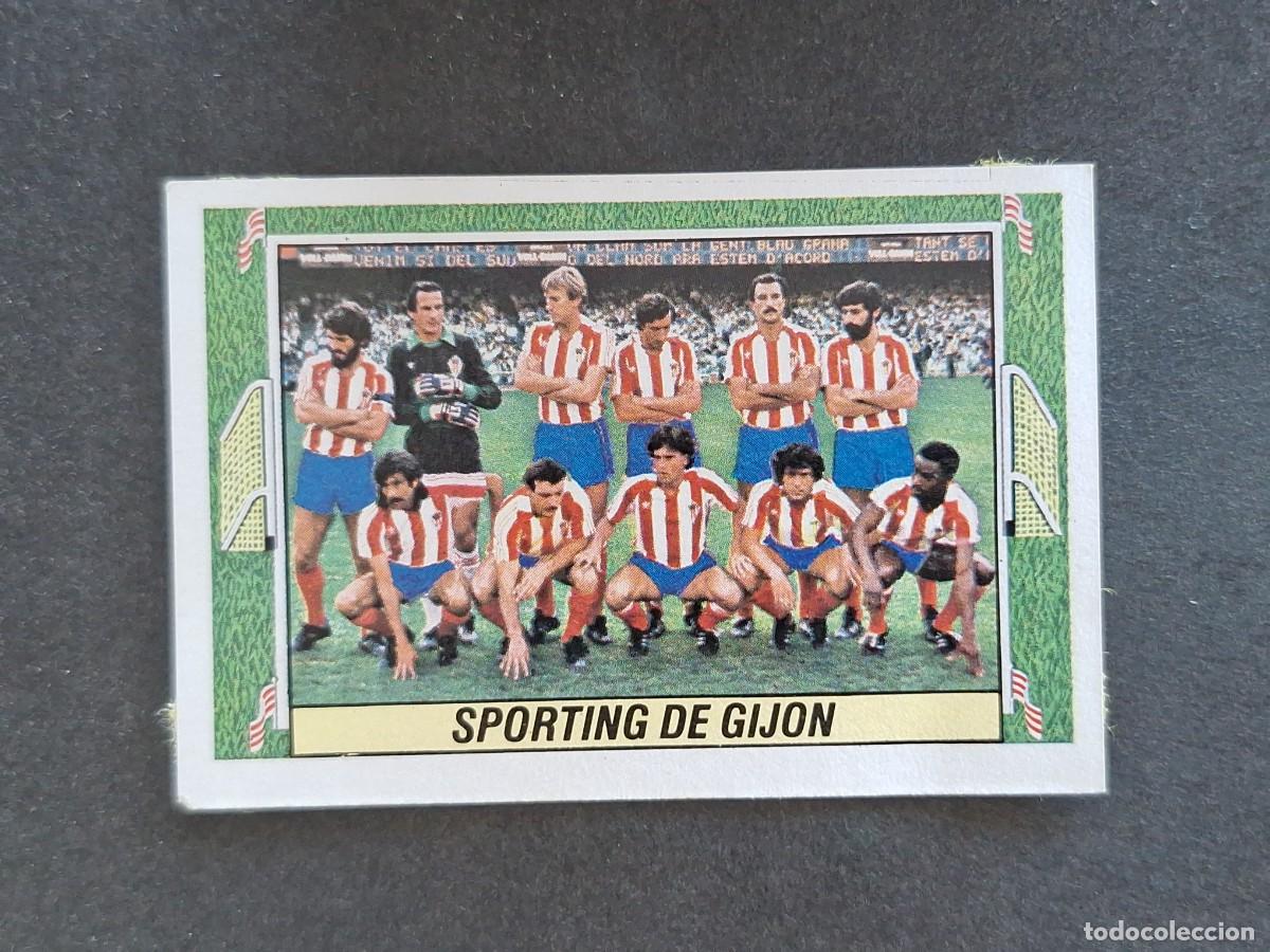 Cromos de f&uacute;tbol: L5 EQUIPO SPORTIG DE GIJON LIGA ESTE 1984 1985 84 85 DESPEGADO RECUPERADO
