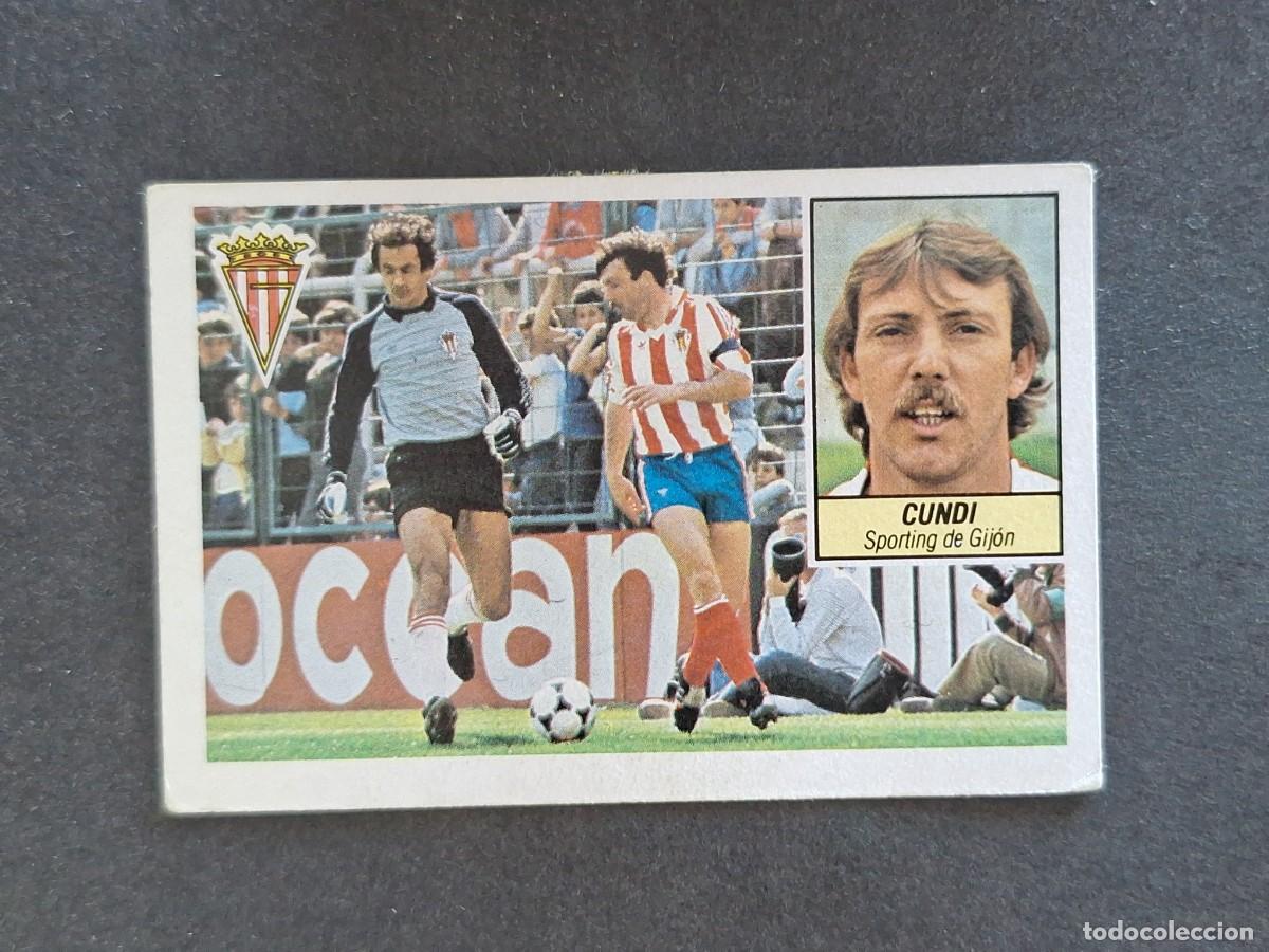 Cromos de f&uacute;tbol: L5 CUNDI SPORTIG DE GIJON LIGA ESTE 1984 1985 84 85 DESPEGADO RECUPERADO