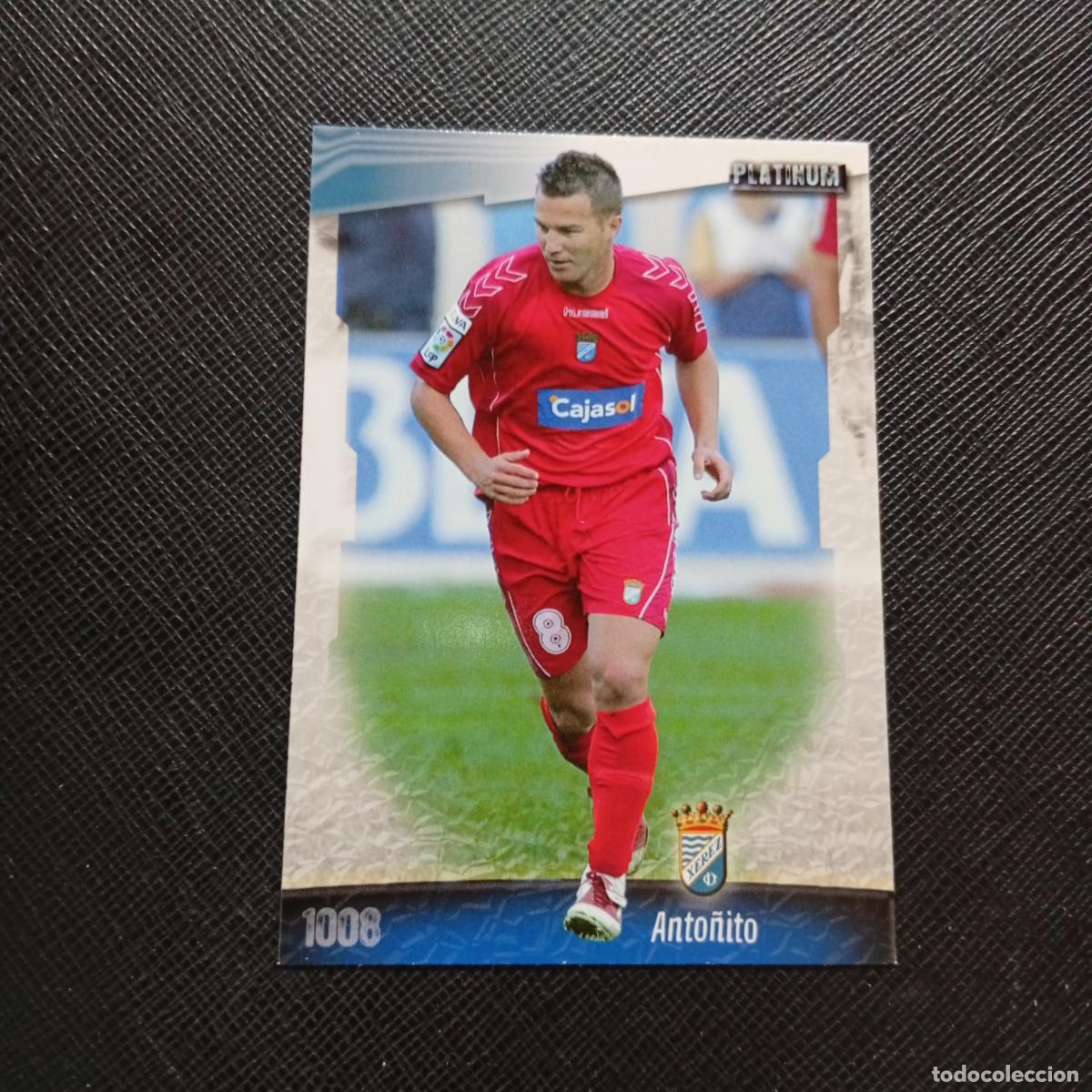 Cromos de f&uacute;tbol: 1008 ANTO&Ntilde;ITO XEREZ MUNDICROMO QUIZ GAME 2008 2009 FUTBOL 08 09 - A212 PG50