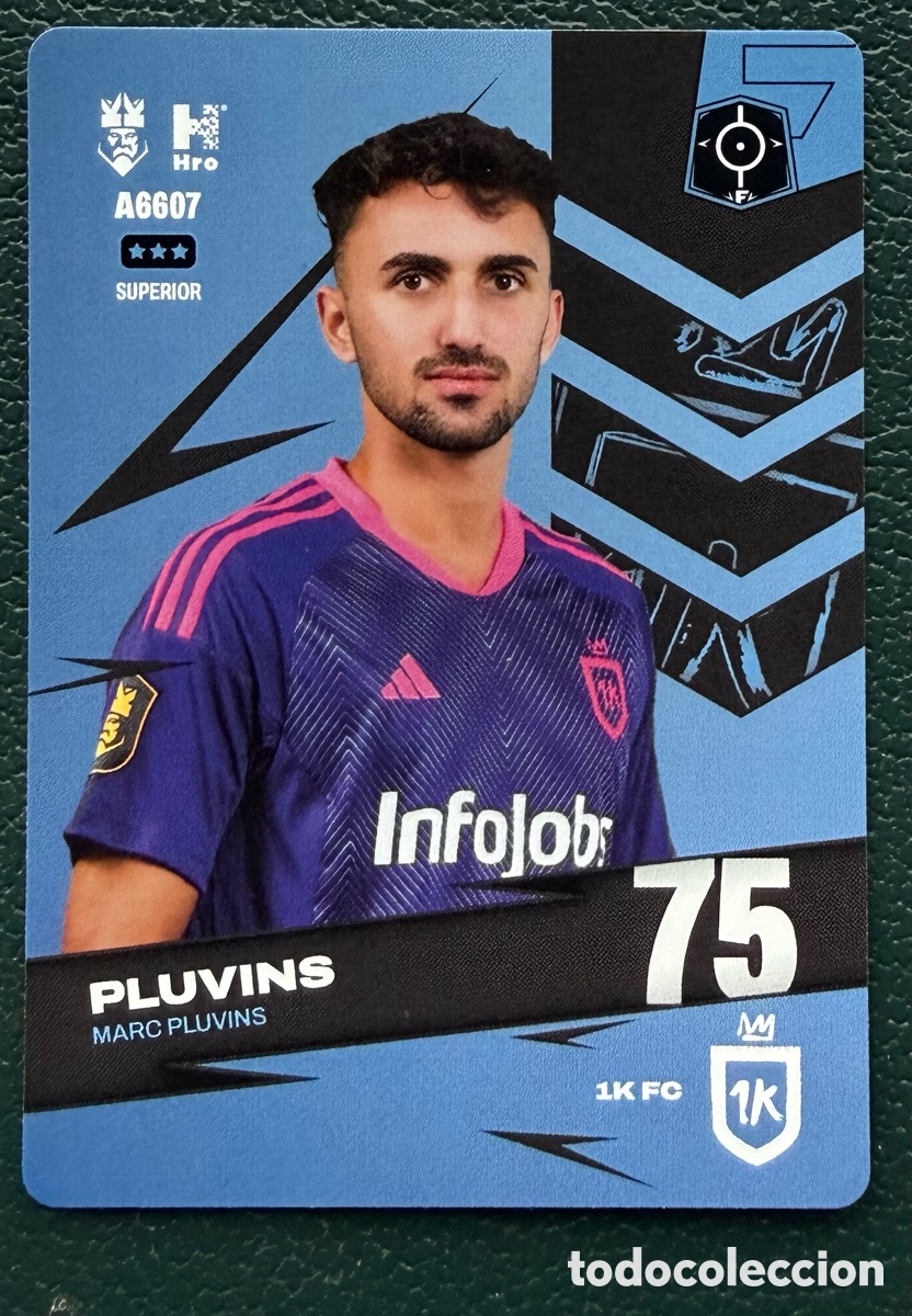 Cartes &agrave; collectionner de Football: A6607 MARC PLUVINS 1K FC FICHAS ALBUM KINGS LEAGUE INFOJOBS 2024