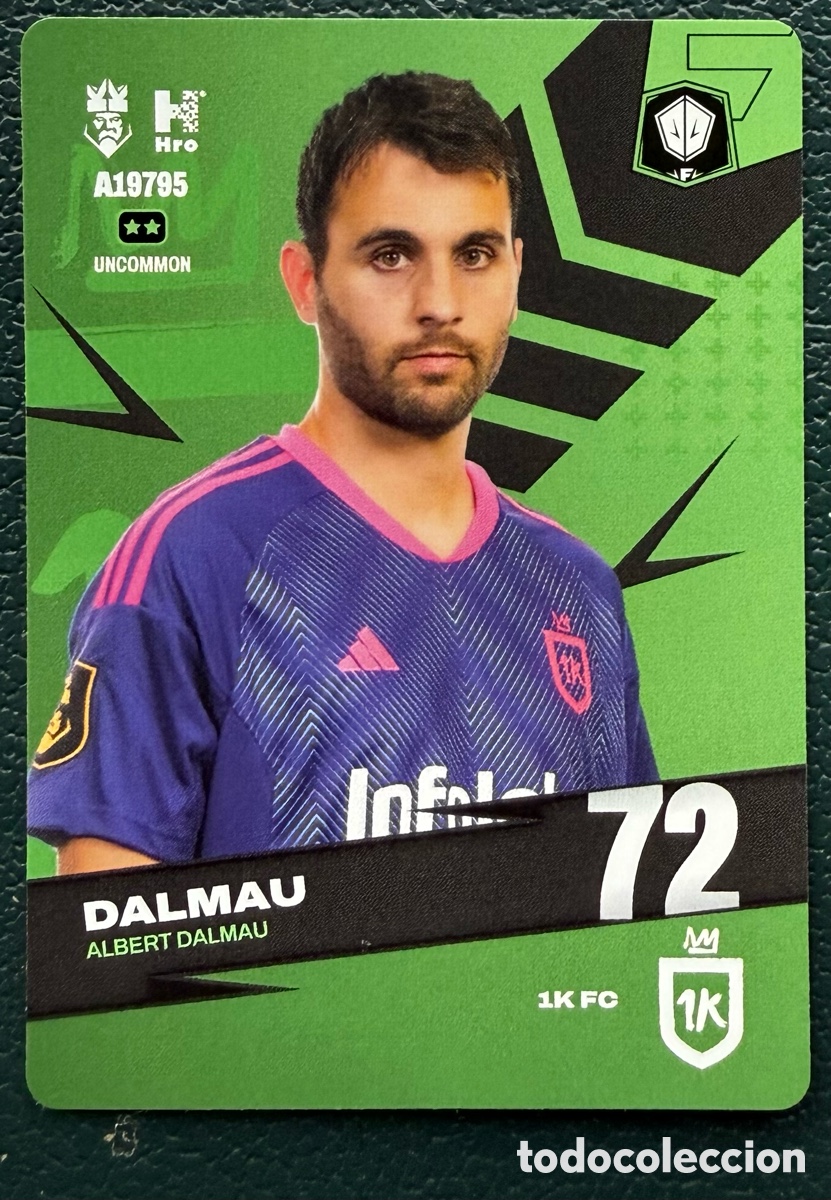 Fu&szlig;ball-Sticker: A19795 ALBERT DALMAU 1K FC FICHAS ALBUM KINGS LEAGUE INFOJOBS 2024