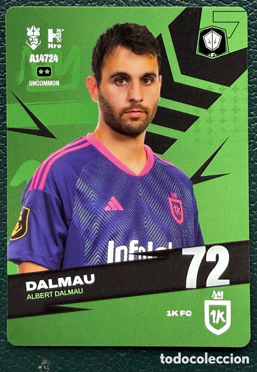 Fu&szlig;ball-Sticker: A14724 ALBERT DALMAU 1K FC FICHAS ALBUM KINGS LEAGUE INFOJOBS 2024