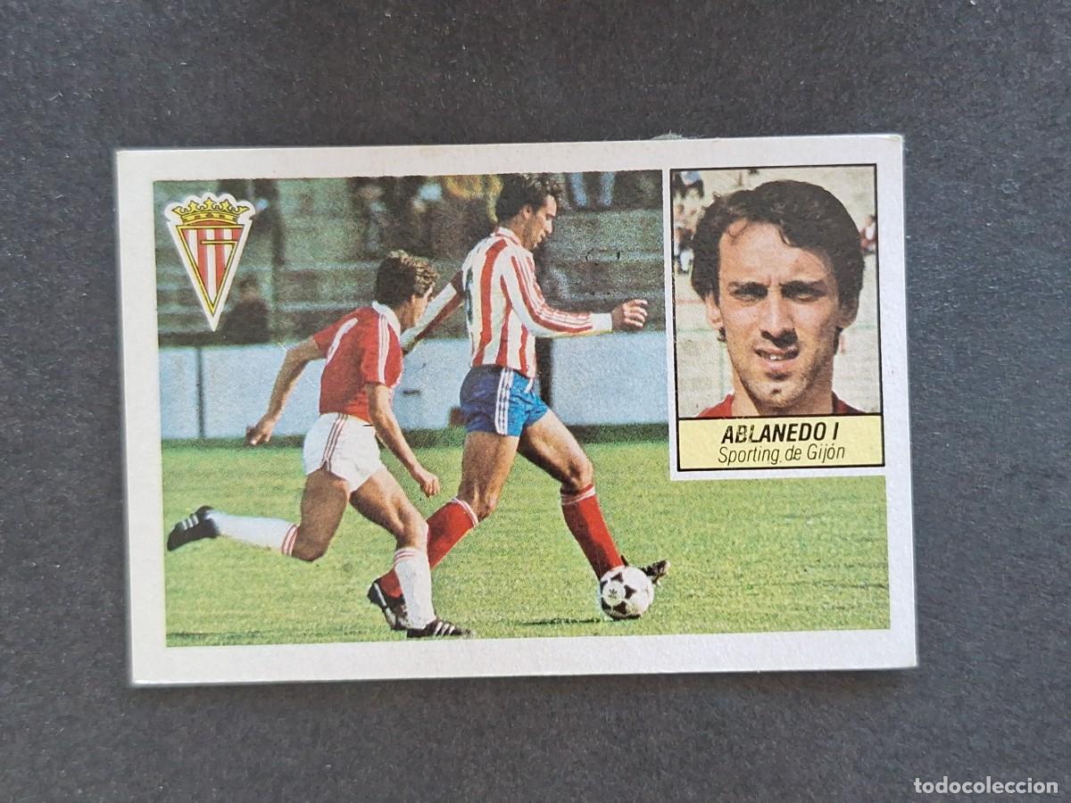 Cromos de f&uacute;tbol: L5 ABLANEDO I SPORTING DE GIJON LIGA ESTE 1984 1985 84 85 DESPEGADO RECUPERADO