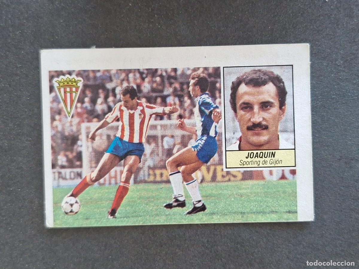 Cromos de f&uacute;tbol: L5 JOAQUIN SPORTING DE GIJON LIGA ESTE 1984 1985 84 85 DESPEGADO RECUPERADO