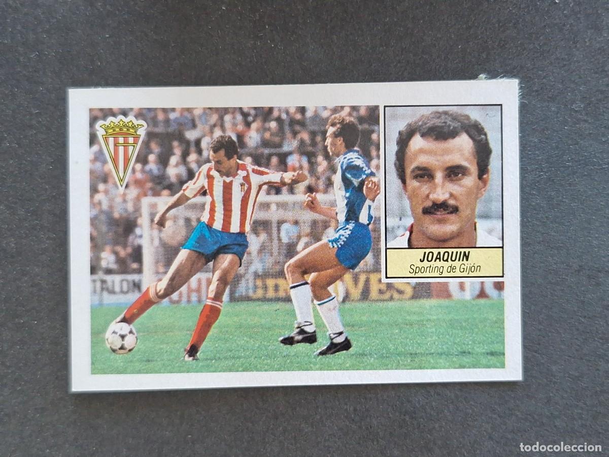 Cromos de f&uacute;tbol: L5 JOAQUIN SPORTING DE GIJON LIGA ESTE 1984 1985 84 85 DESPEGADO RECUPERADO