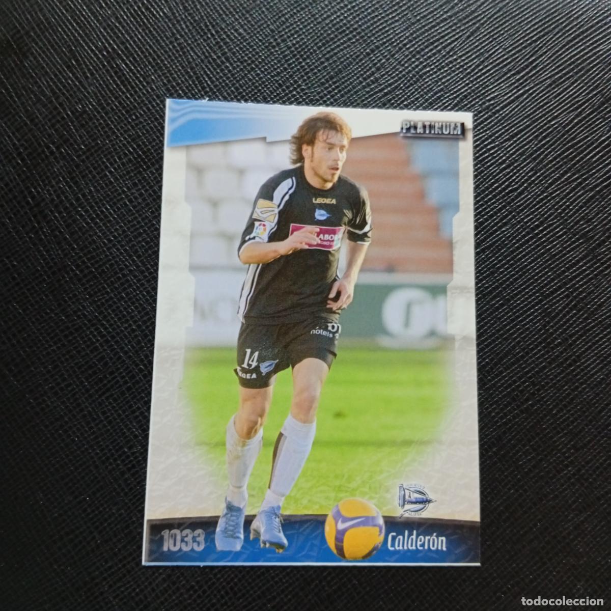 Cromos de f&uacute;tbol: 1033 CALDERON ALAVES MUNDICROMO QUIZ GAME 2008 2009 FUTBOL 08 09 - A212 PG53