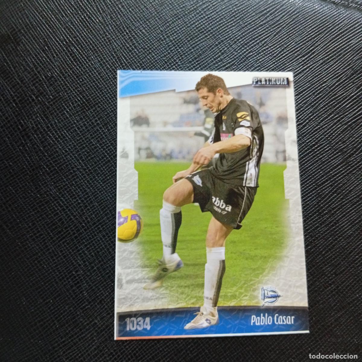 Cromos de f&uacute;tbol: 1034 PABLO CASAR ALAVES MUNDICROMO QUIZ GAME 2008 2009 FUTBOL 08 09 - A212 PG53