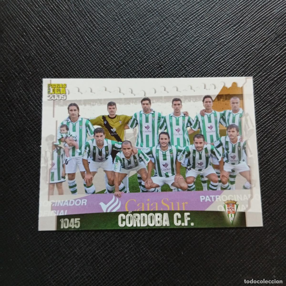 Cromos de f&uacute;tbol: 1045 ALINEACION CORDOBA MUNDICROMO QUIZ GAME 2008 2009 FUTBOL 08 09 - A212 PG54