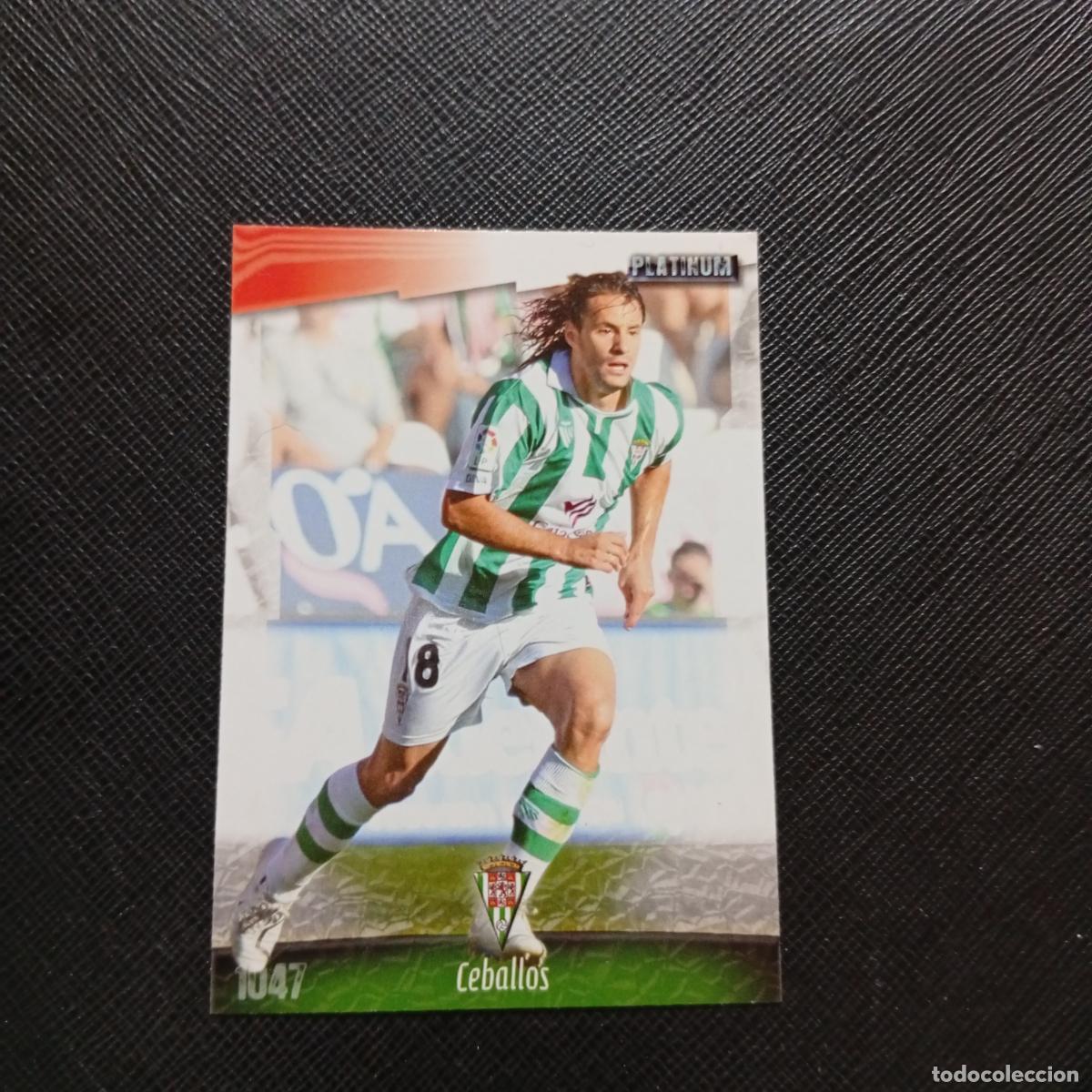 Cromos de f&uacute;tbol: 1047 CEBALLOS CORDOBA MUNDICROMO QUIZ GAME 2008 2009 FUTBOL 08 09 - A212 PG54