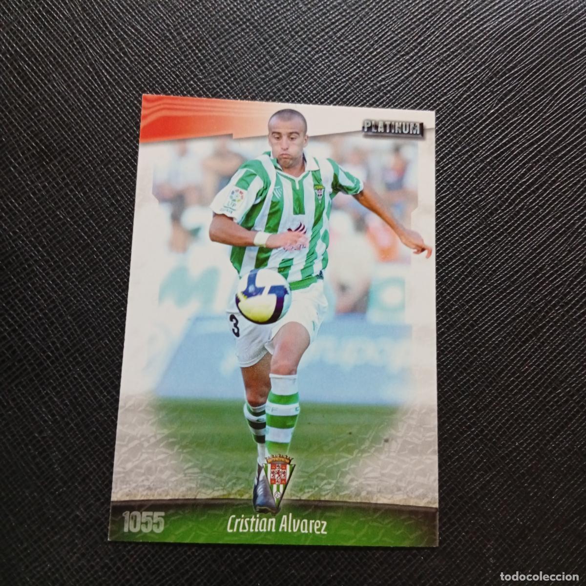 Cromos de f&uacute;tbol: 1055 CRISTIAN ALVAREZ CORDOBA MUNDICROMO QUIZ GAME 2008 2009 FUTBOL 08 09 - A212 PG55