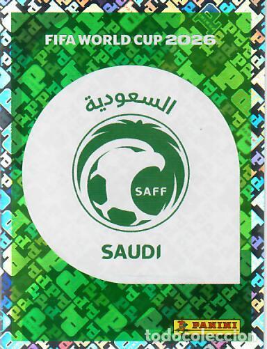 Cromos de f&uacute;tbol: CROMO PANINI MUNDIAL WORLD CUP 2026 - KSA1 KSA 1 - ESCUDO - ARABIA SAUDI