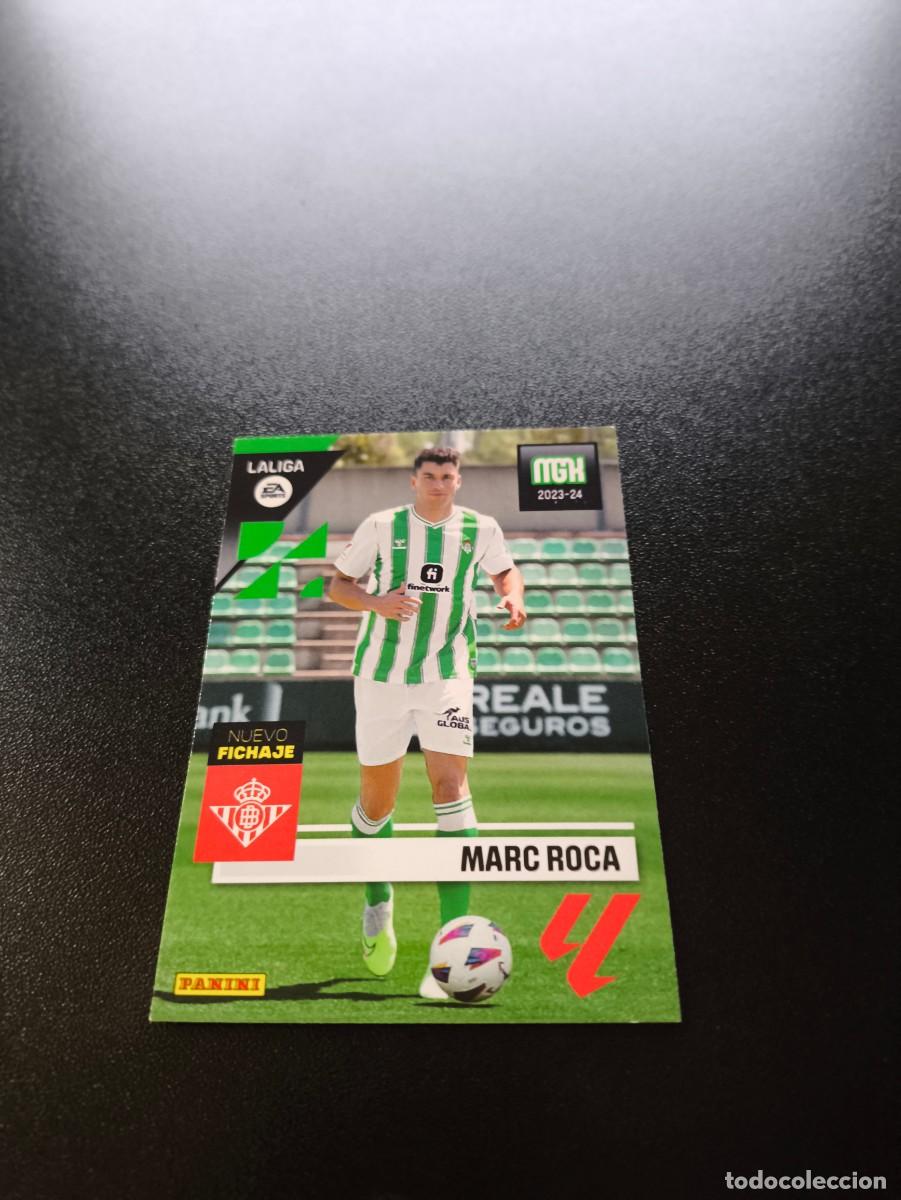 Cromos de f&uacute;tbol: 462 Marc Roca BETIS NUEVO FICHAJE PANINI LIGA MEGACRACKS MGK 2023 2024 23 24 NO ESTE