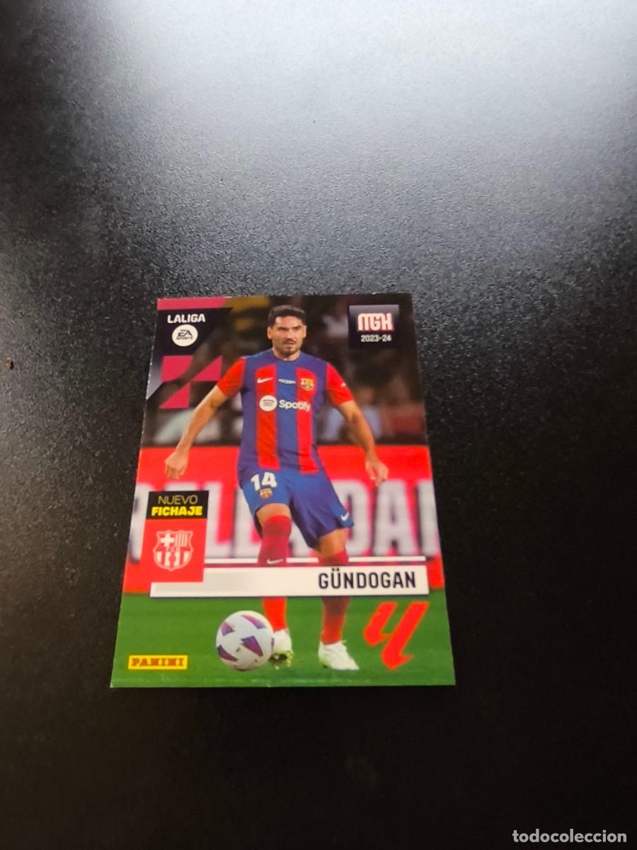 Cromos de f&uacute;tbol: 467 G&uuml;ndogan BARCELONA NUEVO FICHAJE PANINI LIGA MEGACRACKS MGK 2023 2024 23 24 NO ESTE