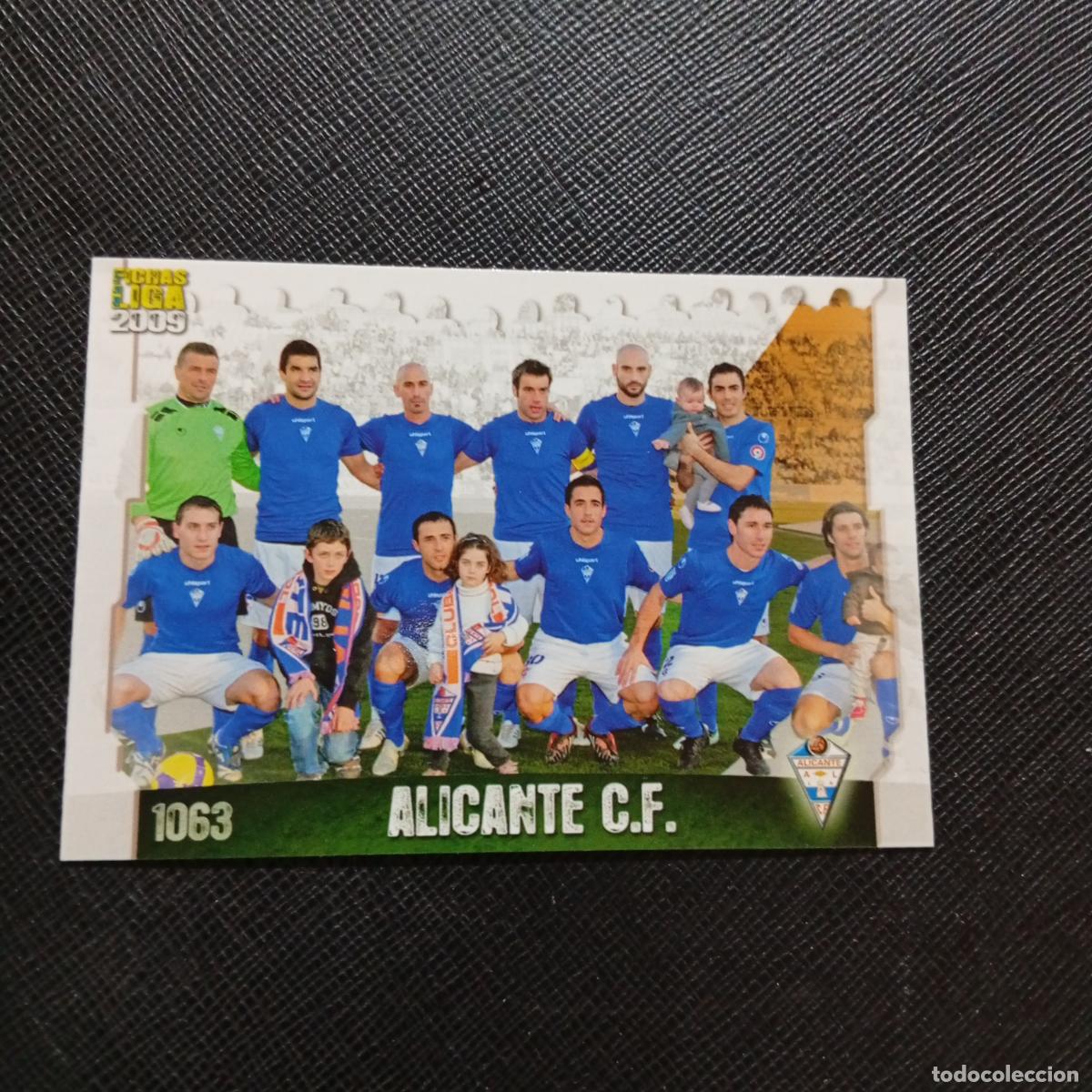Cromos de f&uacute;tbol: 1063 ALINEACION ALICANTE MUNDICROMO QUIZ GAME 2008 2009 FUTBOL 08 09 - A212 PG56