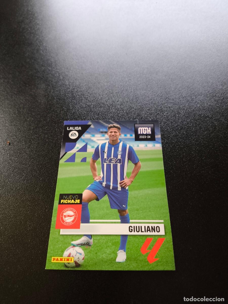 Cromos de f&uacute;tbol: 472 Giuliano ALAVES NUEVO FICHAJE PANINI LIGA MEGACRACKS MGK 2023 2024 23 24 NO ESTE