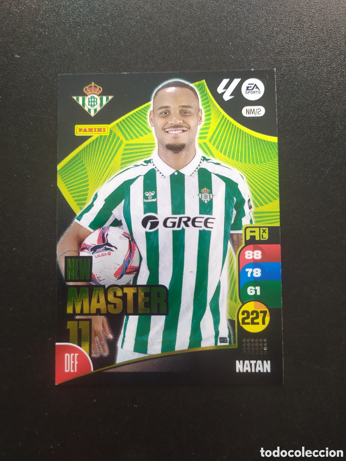 Cromos de f&uacute;tbol: Adrenalyn 2024 2025 24 25 panini Natan new master 11 NM/2 Real Betis