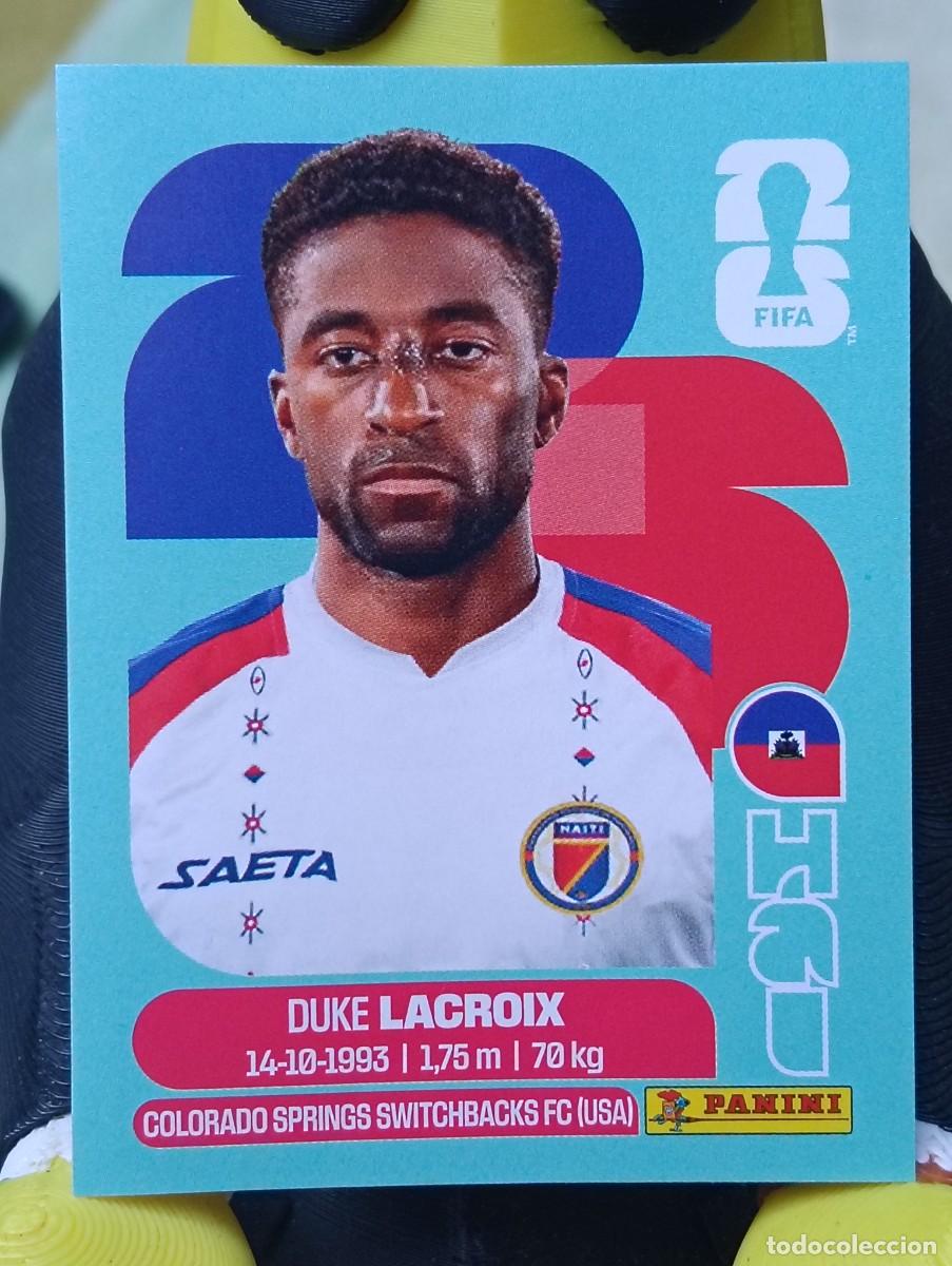 Cromos de f&uacute;tbol: Mundial 2026 - Duke Lacroix - N&deg; 7 - Hait&iacute;