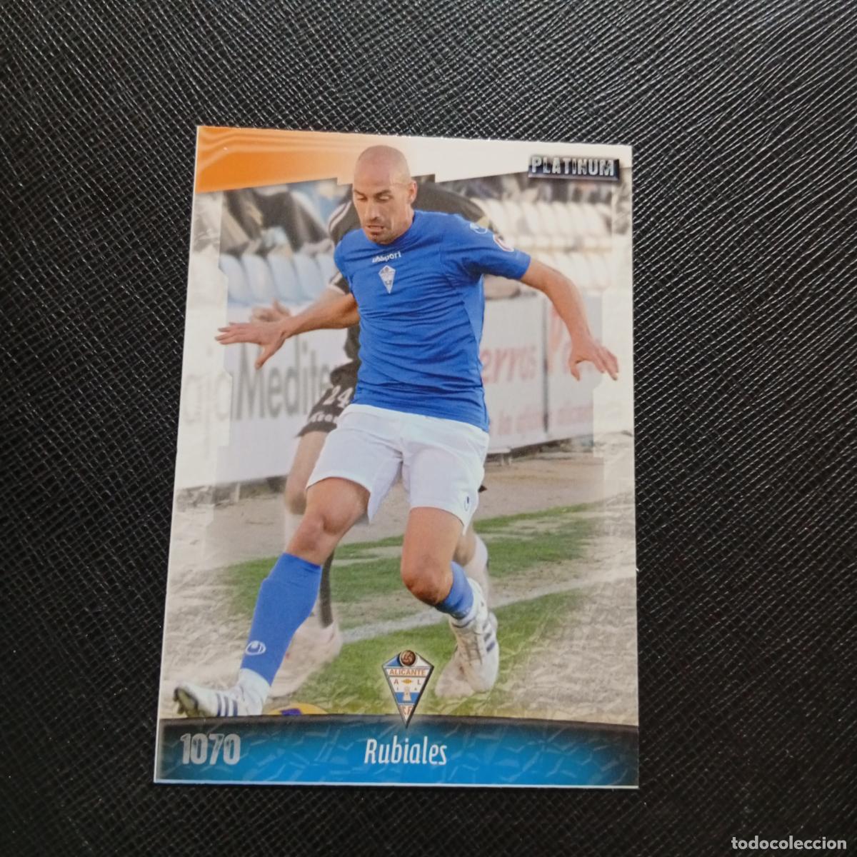 Cromos de f&uacute;tbol: 1070 RUBIALES ALICANTE MUNDICROMO QUIZ GAME 2008 2009 FUTBOL 08 09 - A212 PG57