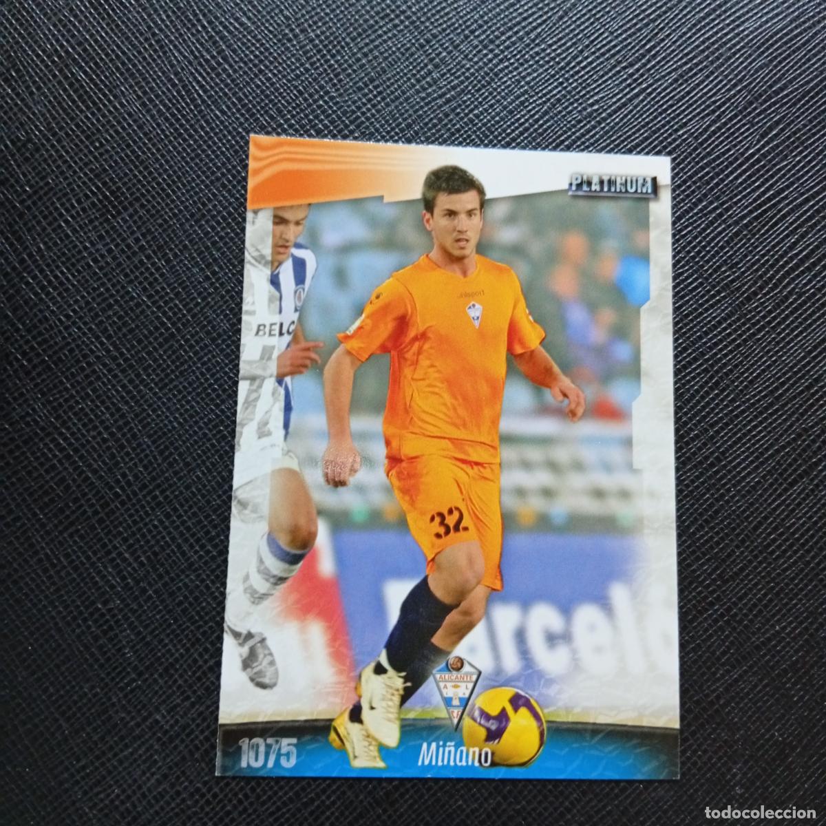 Cromos de f&uacute;tbol: 1075 MI&Ntilde;ANO ALICANTE MUNDICROMO QUIZ GAME 2008 2009 FUTBOL 08 09 - A212 PG57