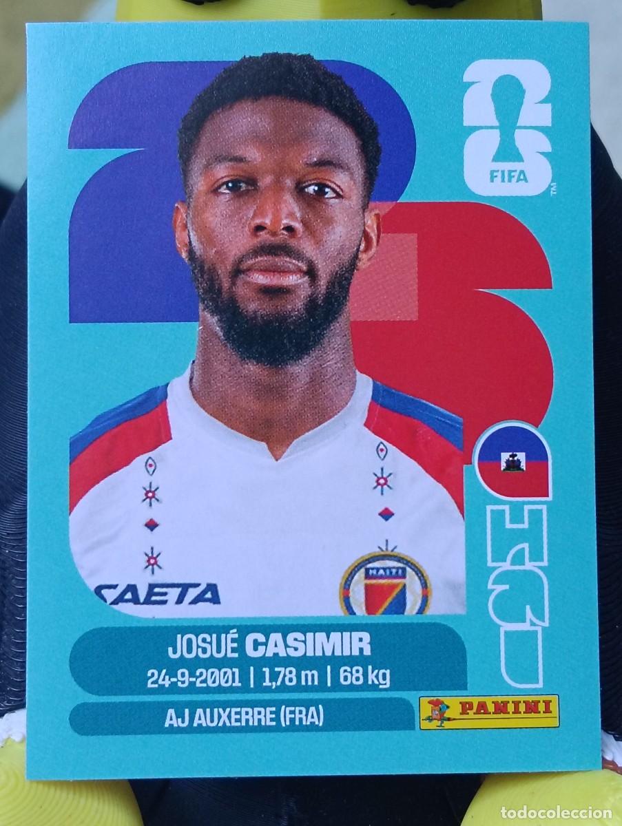 Cromos de f&uacute;tbol: Mundial 2026 - Josu&eacute; Casimir - N&deg; 16 - Hait&iacute;