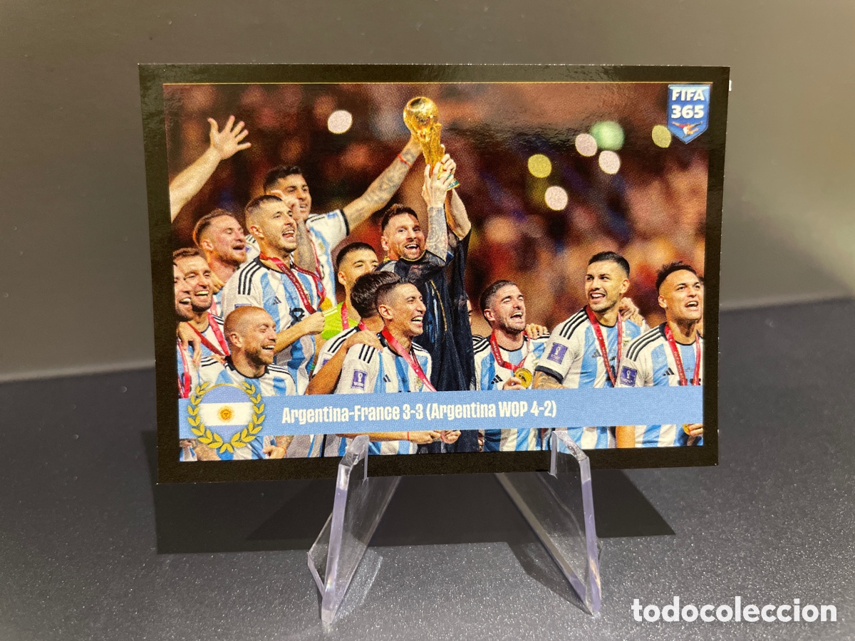 Cromos de f&uacute;tbol: Lionel Messi 412 Panini FIFA 365 10 Years 2025 Argentina