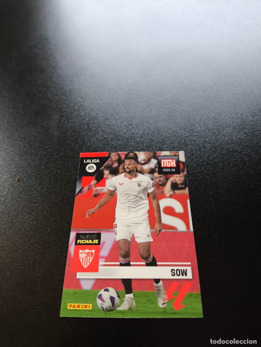 Cromos de f&uacute;tbol: 475 Sow SEVILLA NUEVO FICHAJE PANINI LIGA MEGACRACKS MGK 2023 2024 23 24 NO ESTE