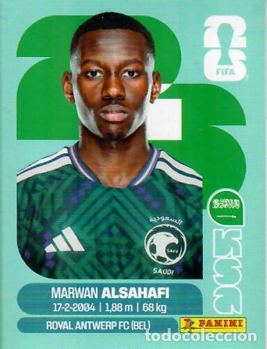Cromos de f&uacute;tbol: CROMO PANINI MUNDIAL WORLD CUP 2026 - KSA15 KSA 15 - ALSAHAFI - ARABIA SAUDI