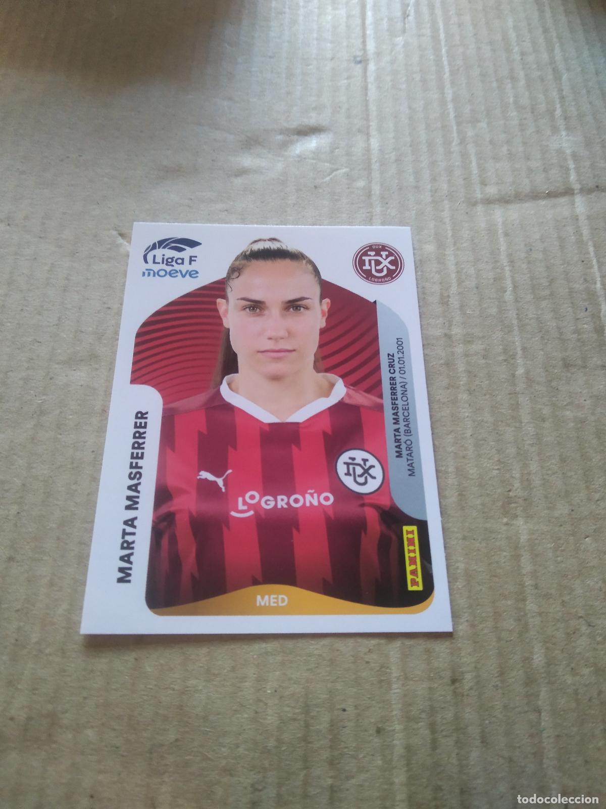 Cromos de f&uacute;tbol: 154 MARTA MASFERRER DUX LOGRO&Ntilde;O CROMO FUTBOL PANINI LIGA FEMENINA 2025-2026 LIGA F 25-26