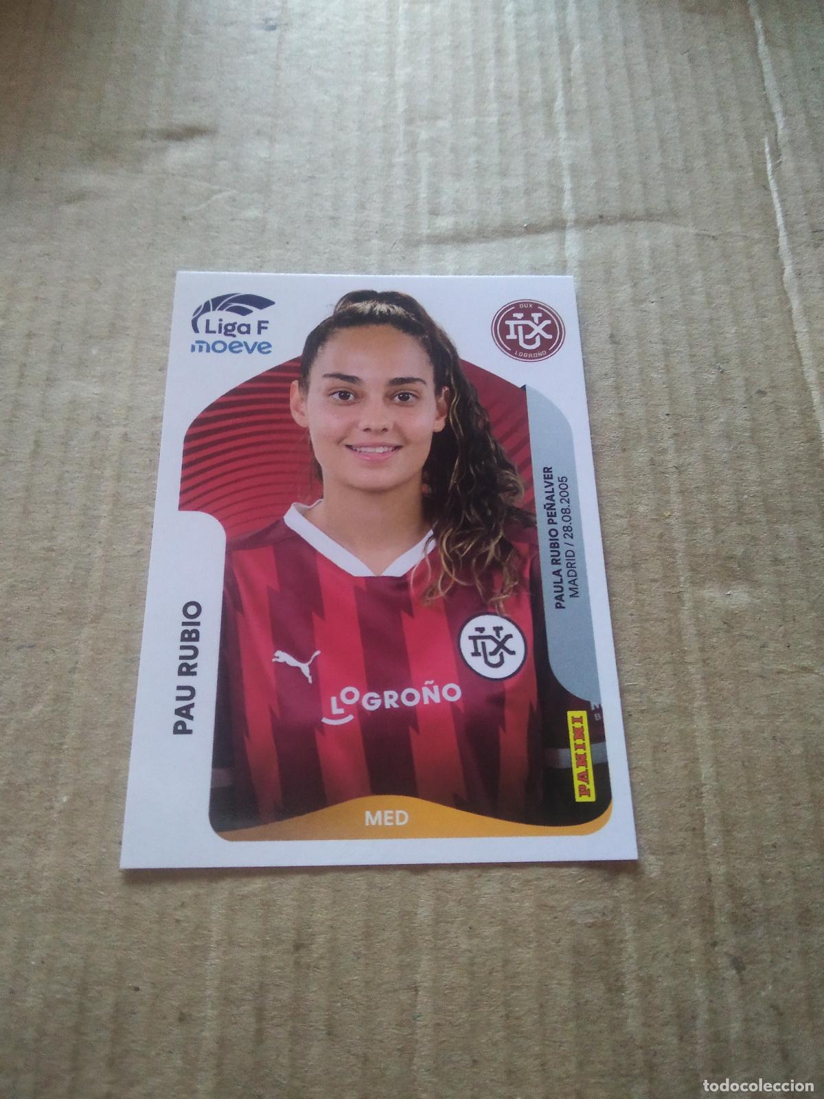 Cromos de f&uacute;tbol: 155A PAU RUBIO DUX LOGRO&Ntilde;O CROMO FUTBOL PANINI LIGA FEMENINA 2025-2026 LIGA F 25-26