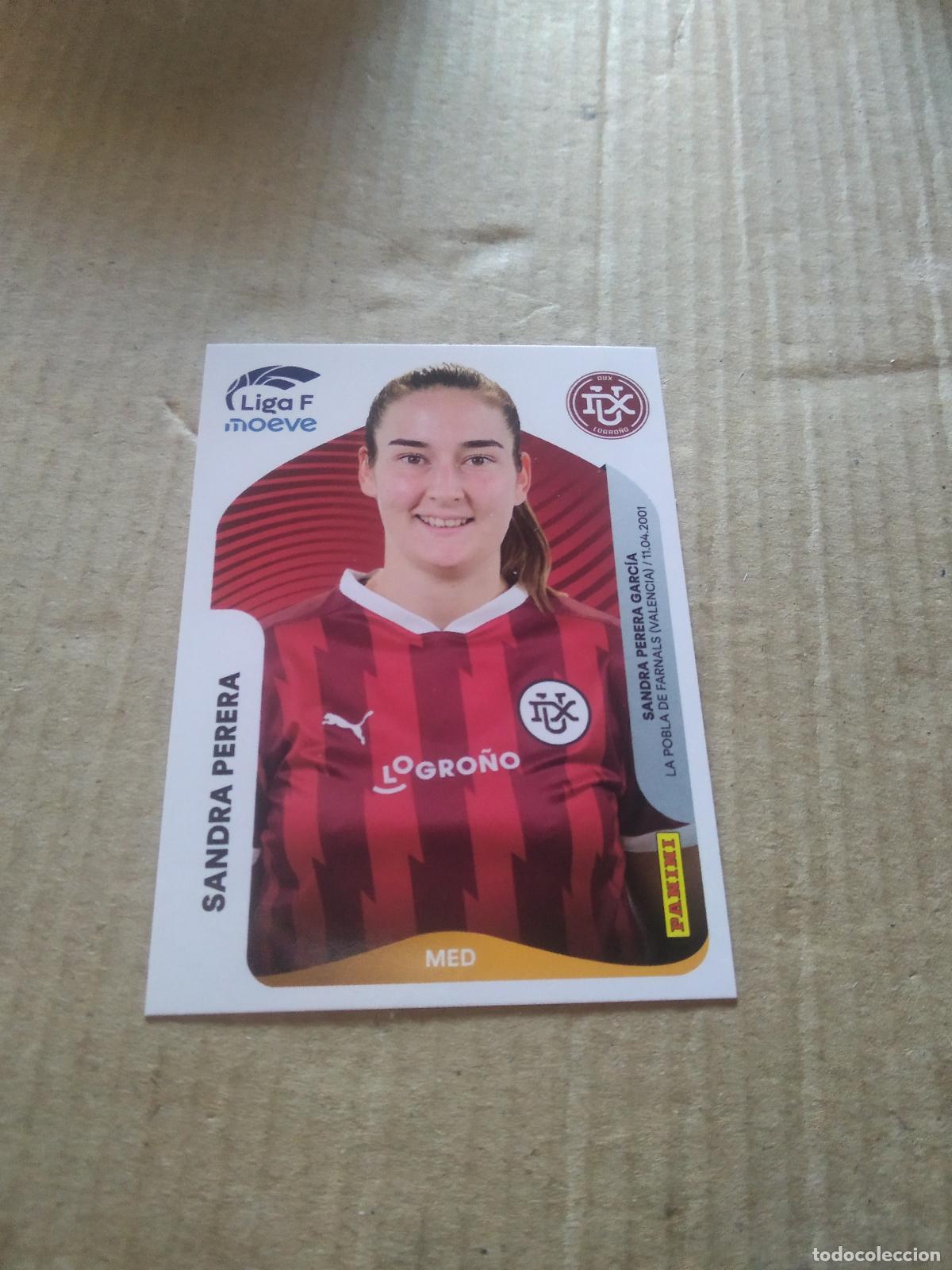Cromos de f&uacute;tbol: 155B SANDRA PERERA DUX LOGRO&Ntilde;O CROMO FUTBOL PANINI LIGA FEMENINA 2025-2026 LIGA F 25-26
