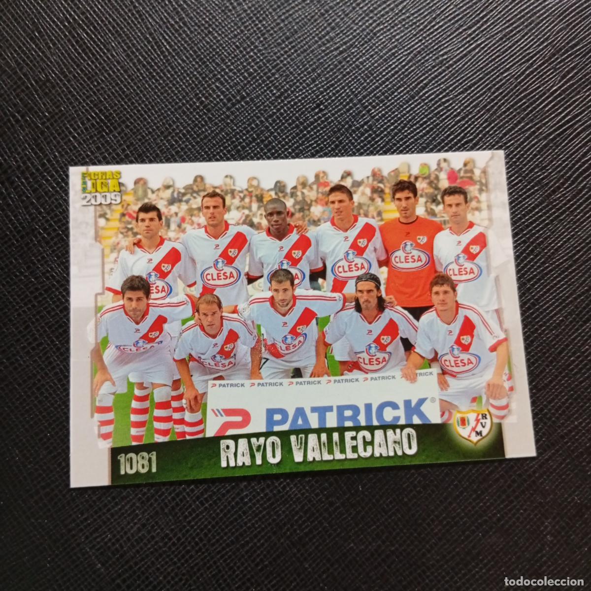 Cromos de f&uacute;tbol: 1081 ALINEACION RAYO VALLECANO MUNDICROMO QUIZ GAME 2008 2009 FUTBOL 08 09 - A212 PG58